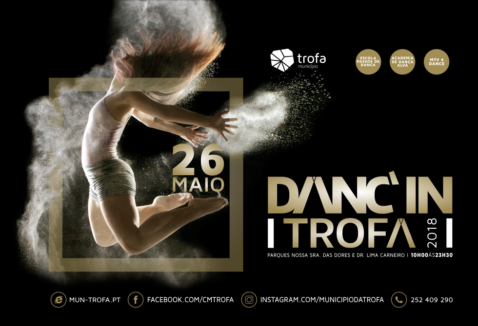 Danc’In Trofa 2018 vai invadir o centro da cidade a 26 de maio