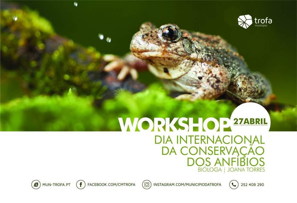 TROFA ORGANIZA WORKSHOP “DIA INTERNACIONAL DA CONSERVAÇÃO DOS ANFÍBIOS” A 27 DE ABRIL