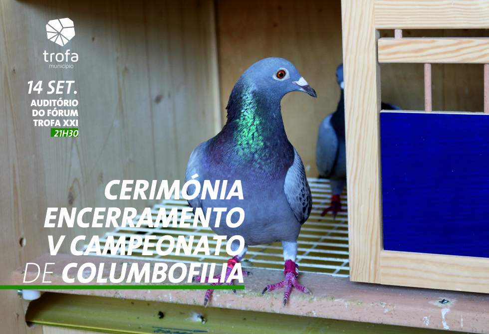 CERIMÓNIA DE ENCERRAMENTO DO V CAMPEONATO CONCELHIO DE COLUMBOFILIA DECORRE A 14 DE SETEMBRO