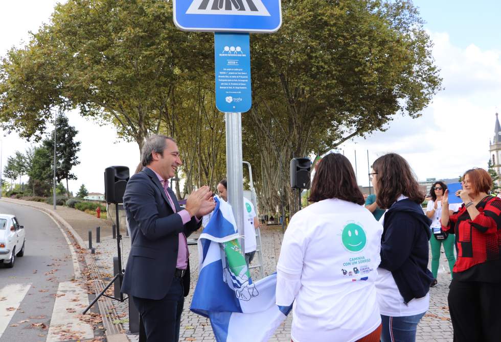 INAUGURAÇÃO DE PASSADEIRAS “CROSS FLASH” – PROJETO OPJ - ENCERROU SEMANA DA MOBILIDADE 