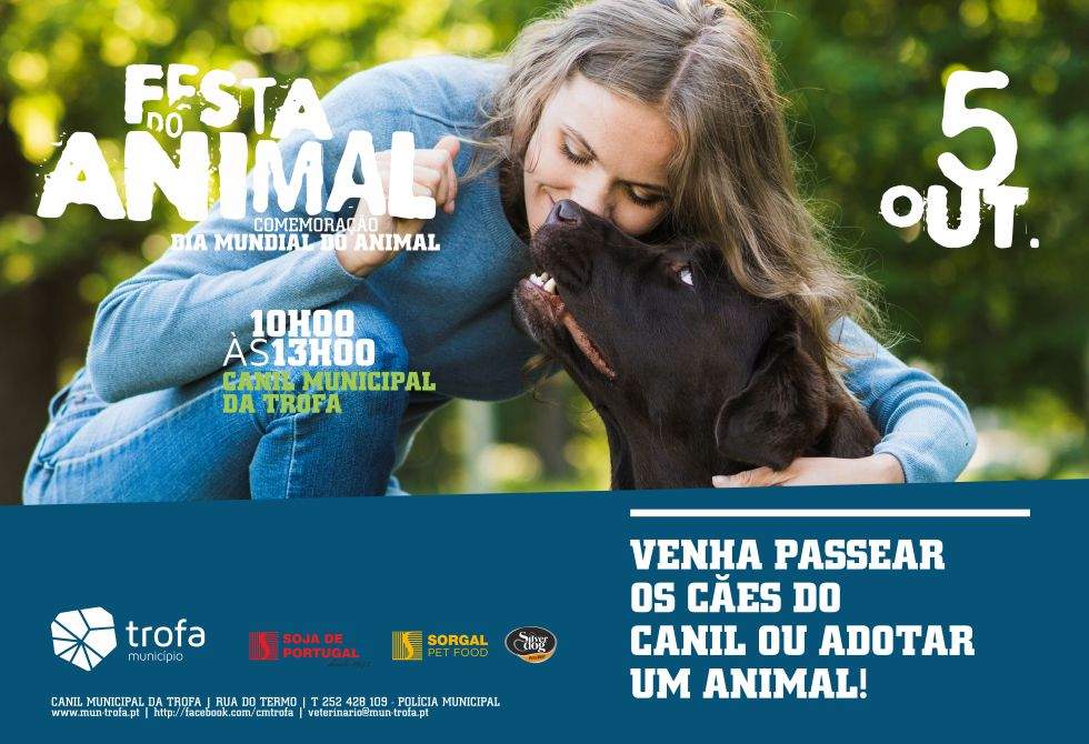  DIA MUNDIAL DO ANIMAL ASSINALADO COM FEIRA DE ADOÇÃO