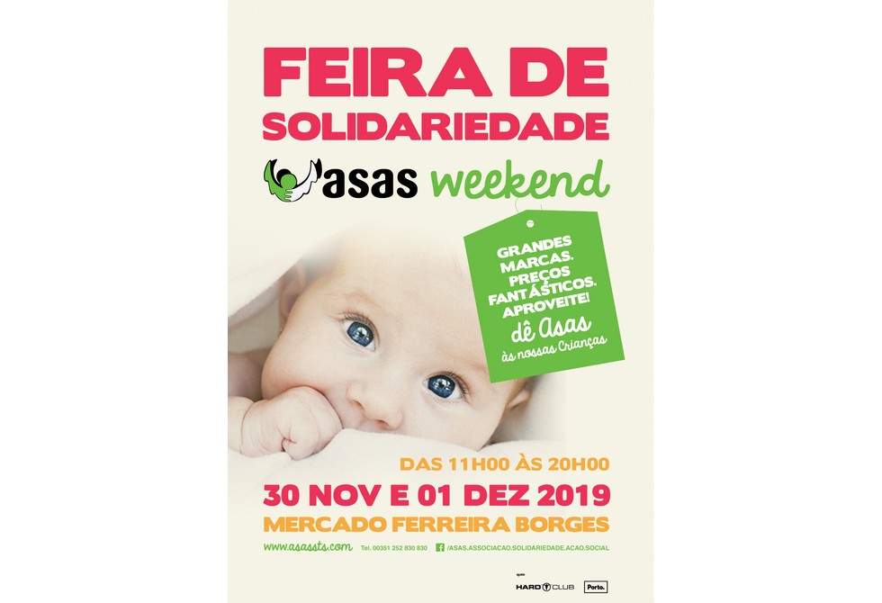FEIRA DE SOLIDARIEDADE “ASAS WEEKEND” JÁ TEM DATA MARCADA