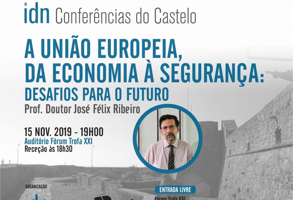 PROF. DOUTOR JOSÉ FÉLIX RIBEIRO DEBATE FUTURO DA UNIÃO EUROPEIA NA TROFA 