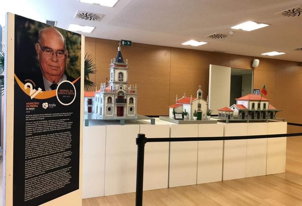 MINIATURAS DE EDIFÍCIOS DA TROFA EM EXPOSIÇÃO NO FÓRUM TROFA XXI