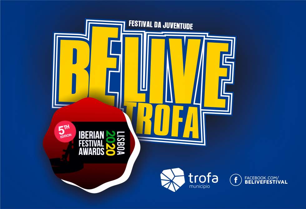 BELIVE TROFA FINALISTA DOS IBERIAN FESTIVAL AWARDS