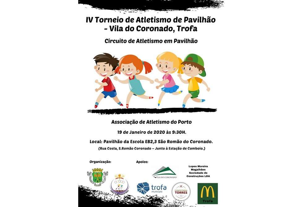 VILA DO CORONADO RECEBE 4ª EDIÇÃO DO TORNEIO DE ATLETISMO DE PAVILHÃO