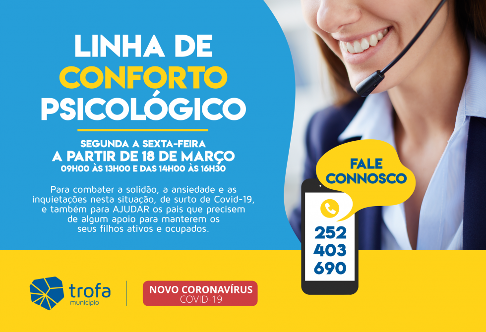 TROFA CRIA LINHA DE CONFORTO PSICOLÓGICO A PARTIR DE HOJE  