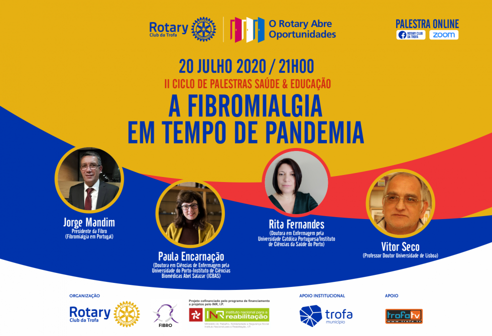 ROTARY CLUB DA TROFA DEBATE “A FIBROMIALGIA EM TEMPO DE PANDEMIA”