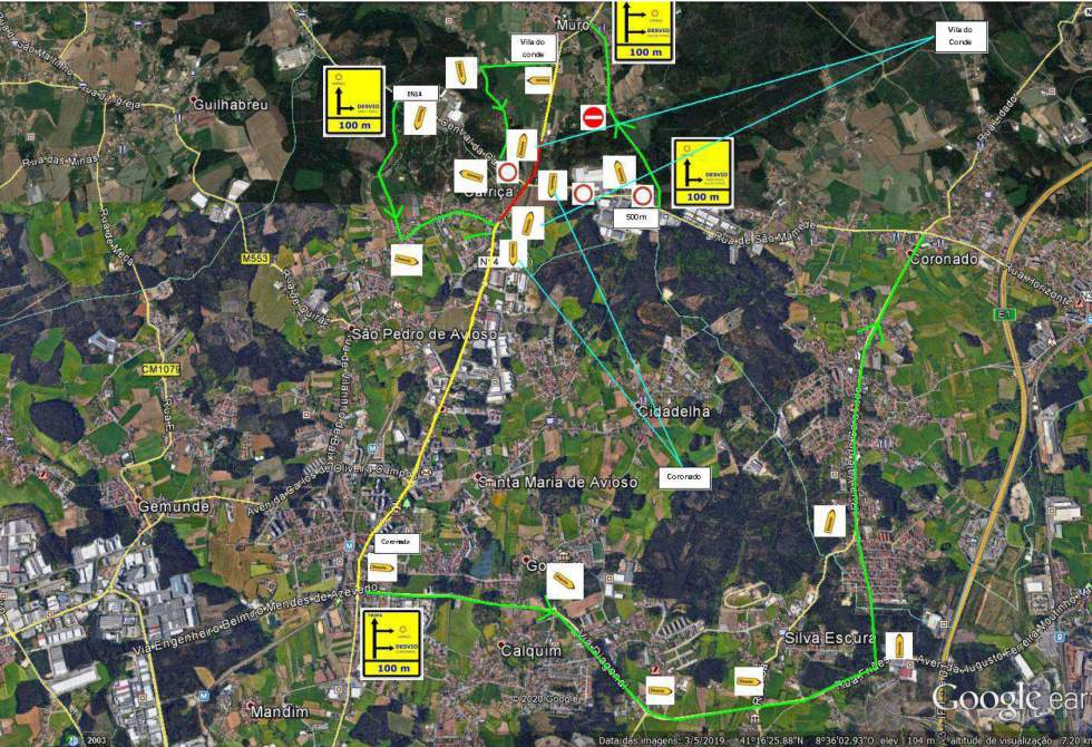 AVISO: CORTE DE VIA NAS RUAS DO HORIZONTE E CENTRAL DA CARRIÇA