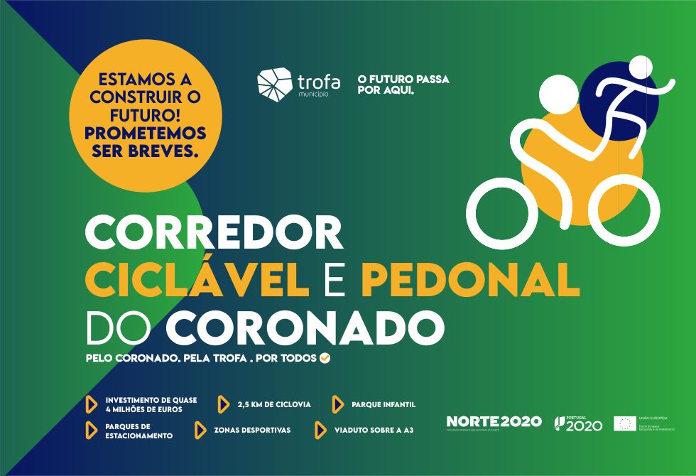 NOVA FRENTE DA EMPREITADA DO CORREDOR CICLÁVEL E PEDONAL DO CORONADO PRESTES A ARRANCAR