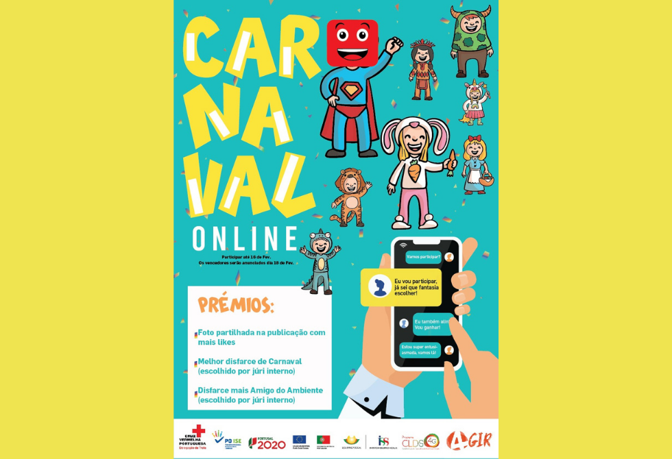 CRUZ VERMELHA DA TROFA PROMOVE CARNAVAL ONLINE