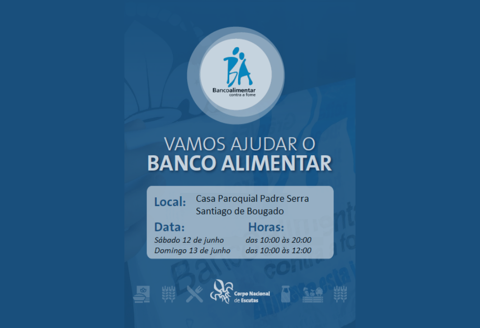 ESCUTEIROS E VICENTINOS DA TROFA FAZEM RECOLHA DE ALIMENTOS PARA O BANCO ALIMENTAR