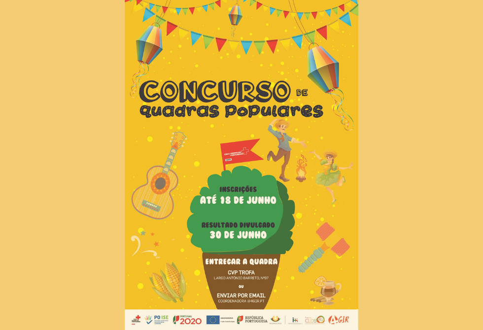 CRUZ VERMELHA DA TROFA ORGANIZA CONCURSO DE QUADRAS POPULARES