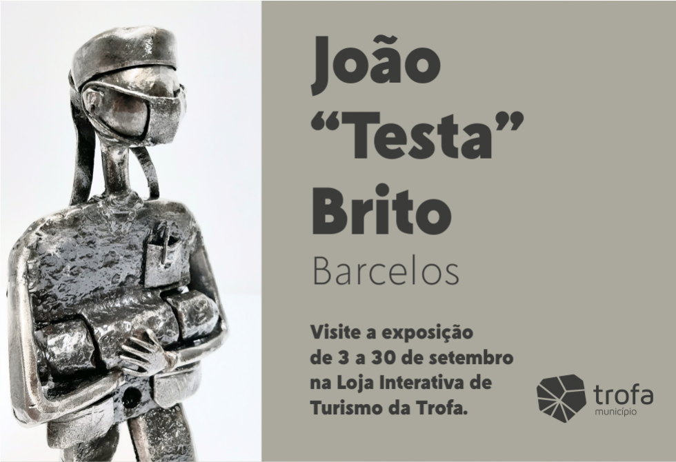 JOÃO TESTA BRITO EXPÕE PEÇAS DE ARTE RECICLADAS NA LOJA INTERATIVA DE TURISMO DA TROFA