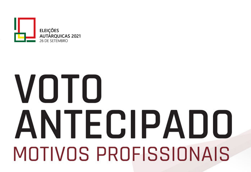 VOTO ANTECIPADO POR RAZÕES PROFISSIONAIS DECORRE ENTRE 16 E 21 DE SETEMBRO