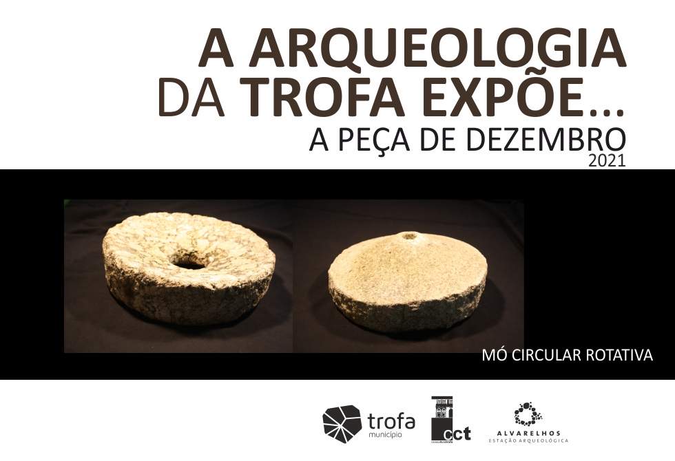 MÓ CIRCULAR ROTATIVA DA ERA ROMANA EM EXPOSIÇÃO NA FREGUESIA DE ALVARELHOS
