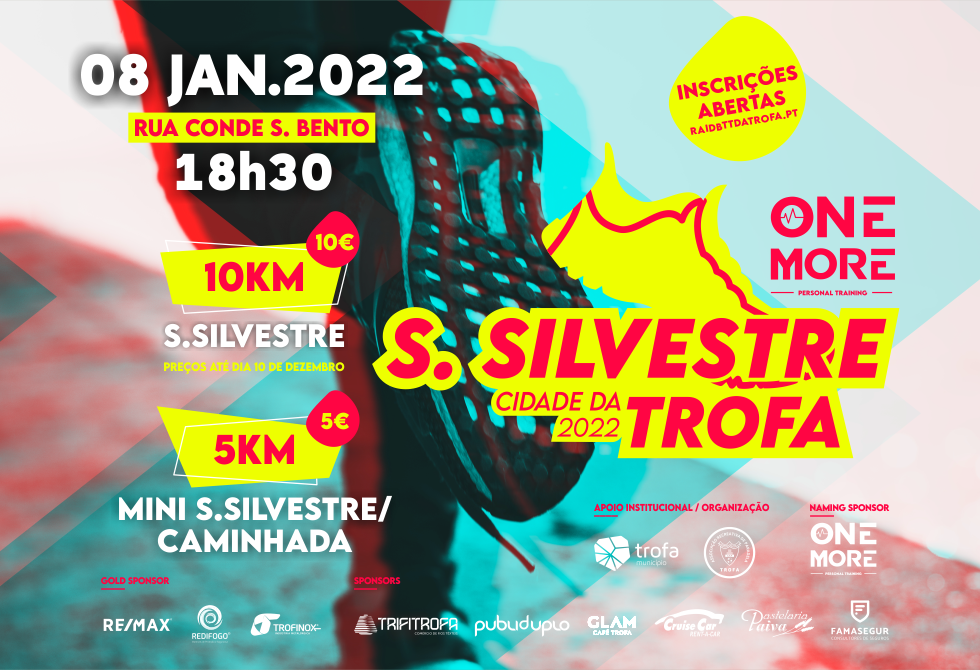 SÃO SILVESTRE CIDADE DA TROFA DECORRE A 8 DE JANEIRO
