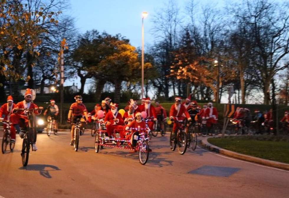 PASSEIO SOLIDÁRIO DE PAIS NATAIS EM BICICLETA VOLTA À TROFA A 18 DE DEZEMBRO E TEM SORTEIO DE PRÉMIOS 