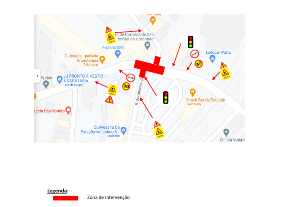 AVISO: CRUZAMENTO DA EN308 COM CORTE DE VIA A PARTIR DE DIA 7 DE JANEIRO