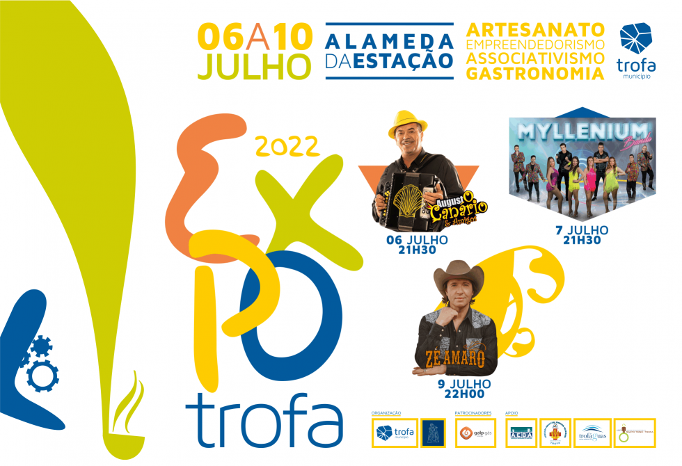 EXPOTROFA 2022 ENCERRA AO TRÂNSITO A RUA BANDA DE MÚSICA DE 6 A 10 DE JULHO E A RUA AMÉRICO MOREIRA DA SILVA DE 4 A 11 DE JULHO