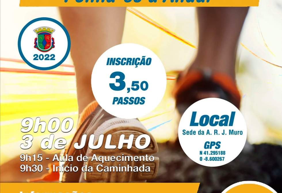 AR JUVENTUDE DO MURO ORGANIZA 9ª CAMINHADA “PONHA-SE A MEXER”