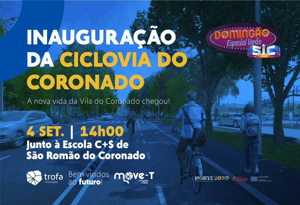 CÂMARA MUNICIPAL DA TROFA INAUGURA CICLOVIA DO CORONADO
