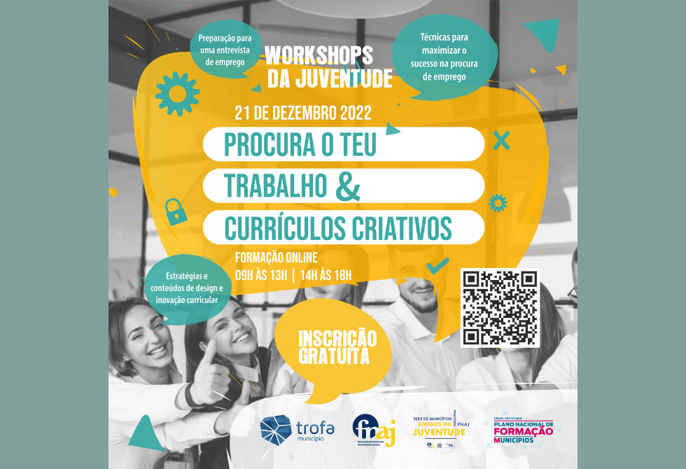 CÂMARA MUNICIPAL DA TROFA PROMOVE WORKSHOP DA JUVENTUDE 