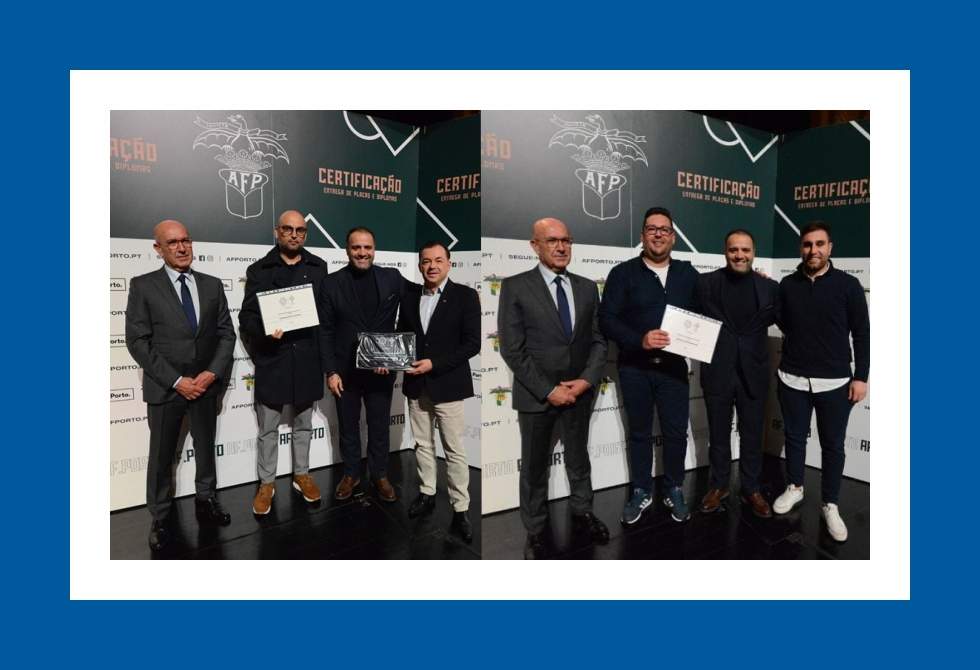 AC BOUGADENSE E CD TROFENSE RECEBERAM PLACAS E DIPLOMAS DE CERTIFICAÇÃO DA ASSOCIAÇÃO DE FUTEBOL DO PORTO