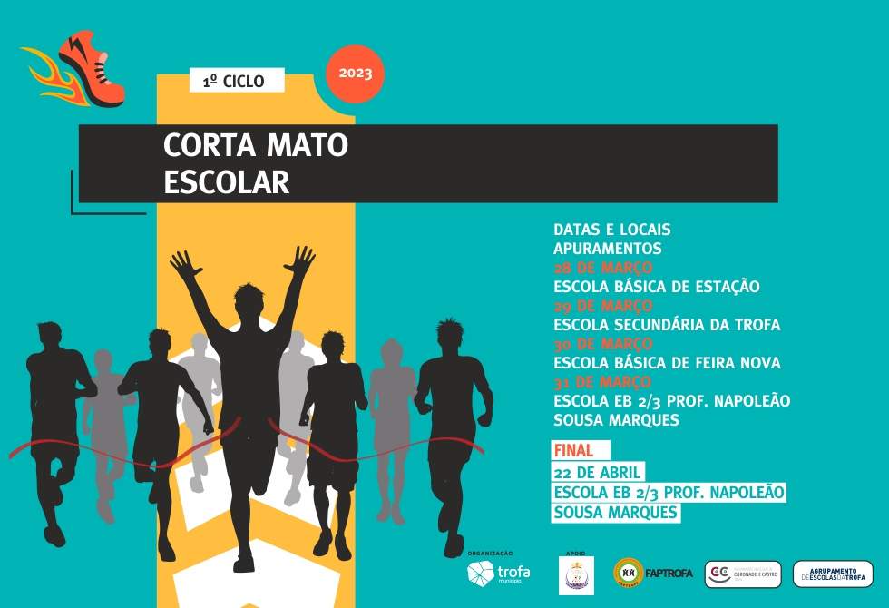 ABERTAS AS INSCRIÇÕES PARA O CORTA MATO ESCOLAR TROFA 2023 