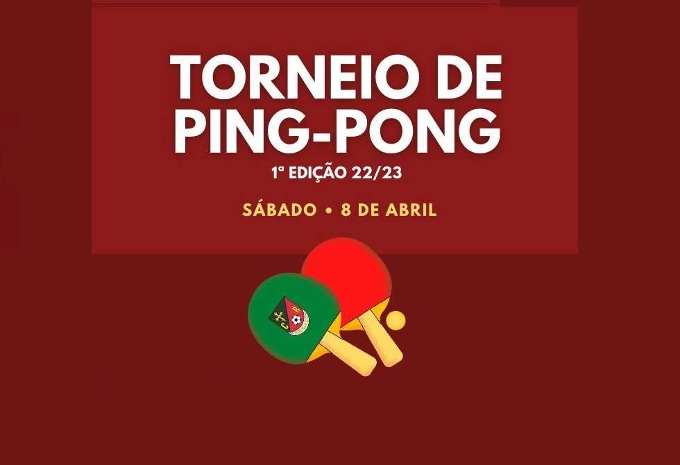 CRB ORGANIZA TORNEIO DE TÉNIS DE MESA A 8 DE ABRIL