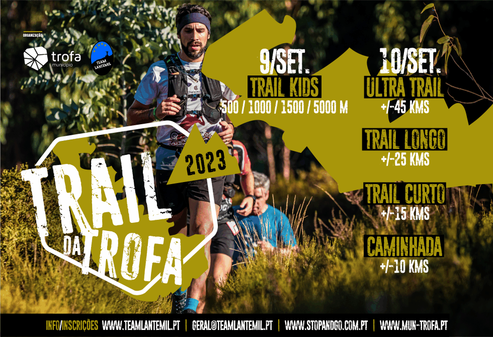 INSCRIÇÕES ABERTAS PARA O TRAIL DA TROFA 2023