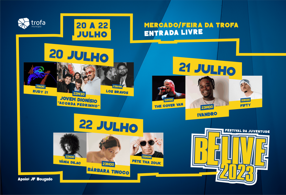 ABERTAS INSCRIÇÕES PARA VOLUNTARIADO NO BELIVE TROFA 2023