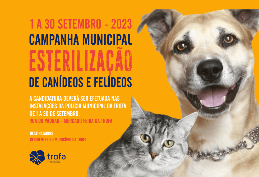 TROFA LANÇA CAMPANHA GRATUITA DE ESTERILIZAÇÃO DE CÃES E GATOS 