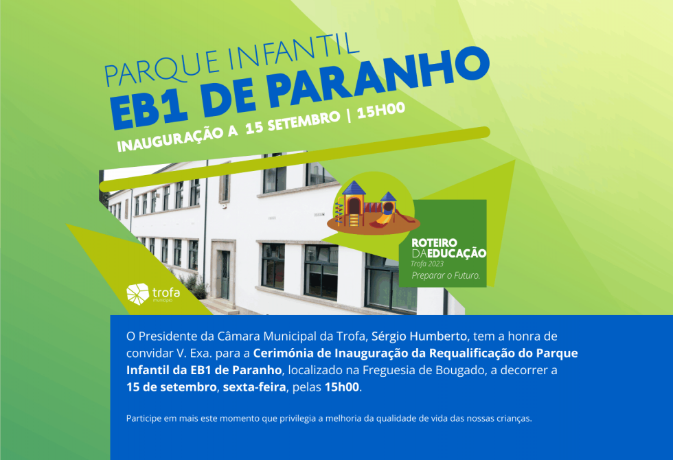 EB1 DE PARANHO GANHA NOVO PARQUE INFANTIL 