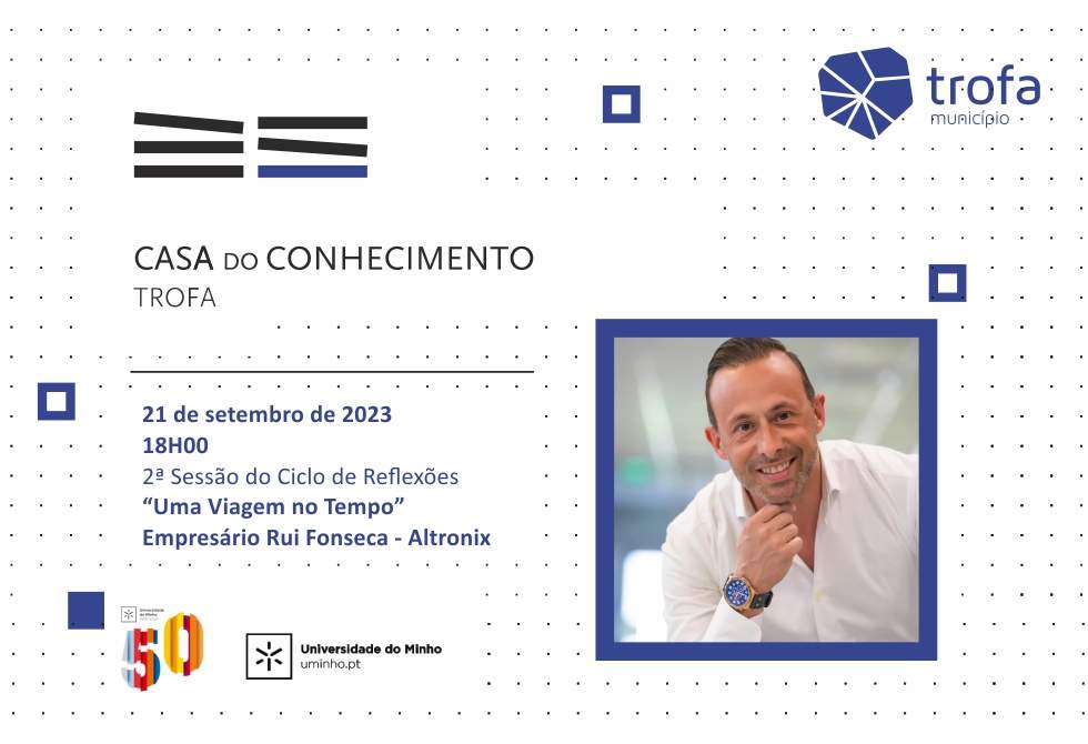 RUI FONSECA É O NOME QUE SE SEGUE NO CICLO DE CONFERÊNCIAS “UMA VIAGEM NO TEMPO COM…” NA CASA DO CONHECIMENTO DA TROFA