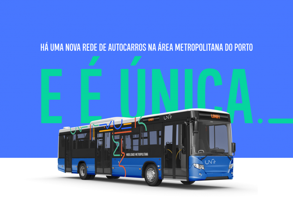 REDE DE TRANSPORTES UNIR DA ÁERA METROPOLITANA DO PORTO ENTRA EM FUNCIONAMENTO A 1 DE DEZEMBRO