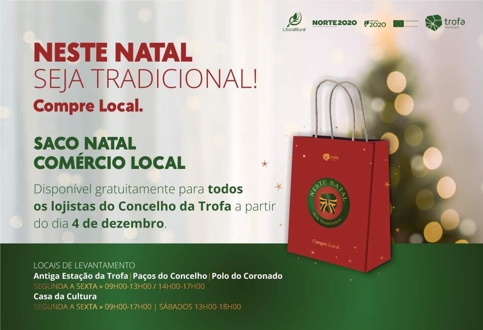 CÂMARA DA TROFA REEDITA INICIATIVA DE DINAMIZAÇÃO “NESTE NATAL, SEJA TRADICIONAL! COMPRE LOCAL”