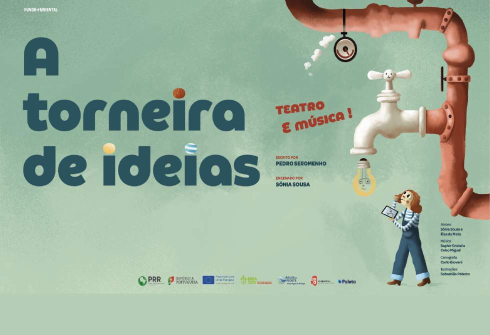 TEATRO “A TORNEIRA DE IDEIAS” PARA ALUNOS DO 4º ANO DAS ESCOLAS DA TROFA
