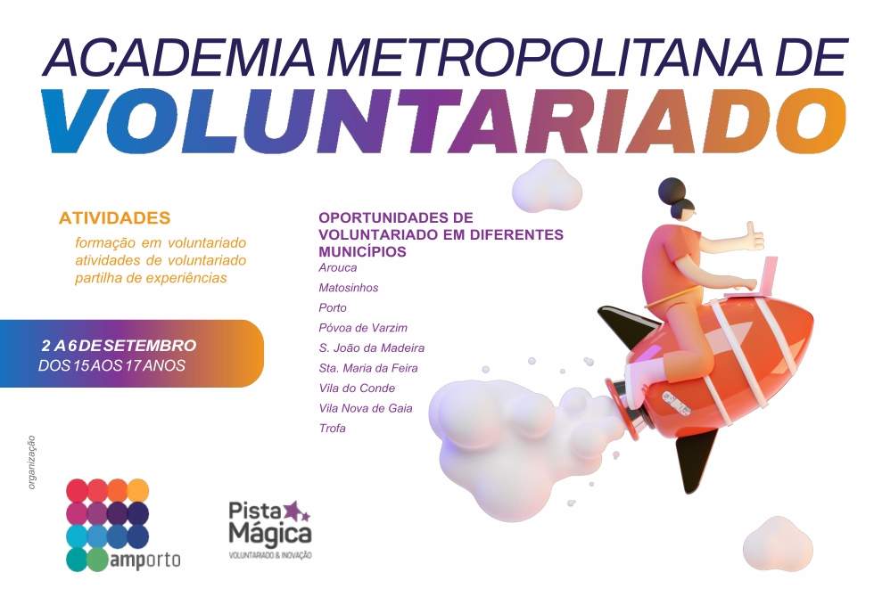 ABERTAS INSCRIÇÕES PARA ACADEMIA METROPOLITANA DE VOLUNTARIADO 2024