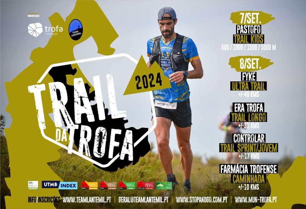 INSCRIÇÕES PARA O VII TRAIL DA TROFA TERMINAM A 31 DE AGOSTO