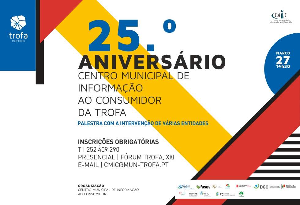 CENTRO MUNICIPAL DE INFORMAÇÃO AO CONSUMIDOR DA TROFA COMEMORA 25 ANOS