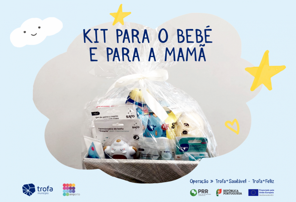 CÂMARA MUNICIPAL DA TROFA ENTREGA 50 KITS PARA BEBÉS E MAMÃS