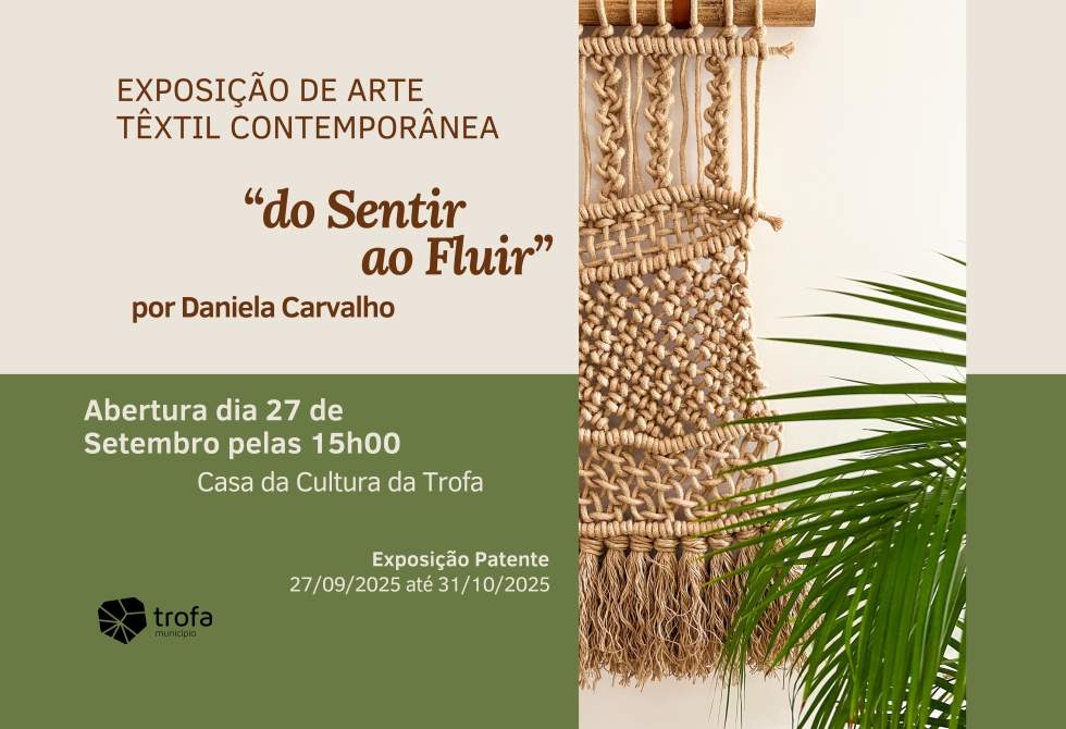 CASA DA CULTURA RECEBE EXPOSIÇÃO “DO SENTIR AO FLUIR” DE DANIELA CARVALHO 